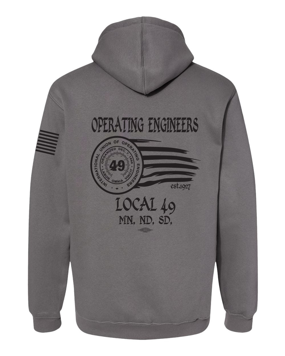 Bayside Adult Pullover Hooded Sweatshirt