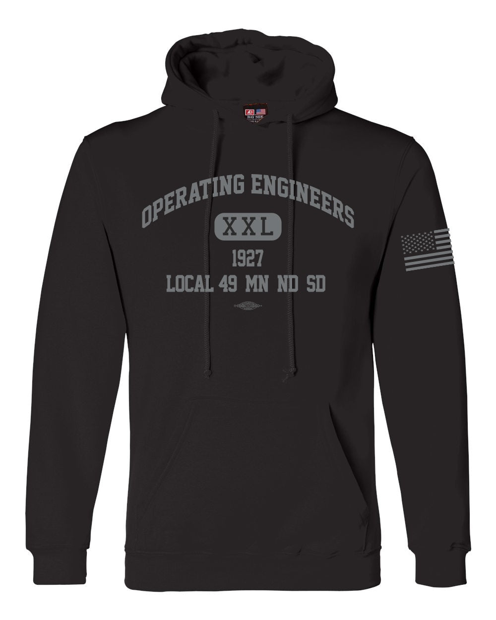 Bayside Adult Pullover Hooded Sweatshirt – IUOE Local 49