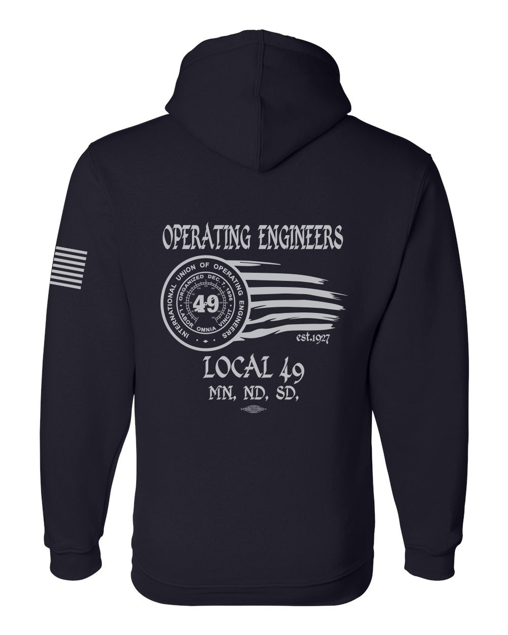 Bayside Adult Pullover Hooded Sweatshirt