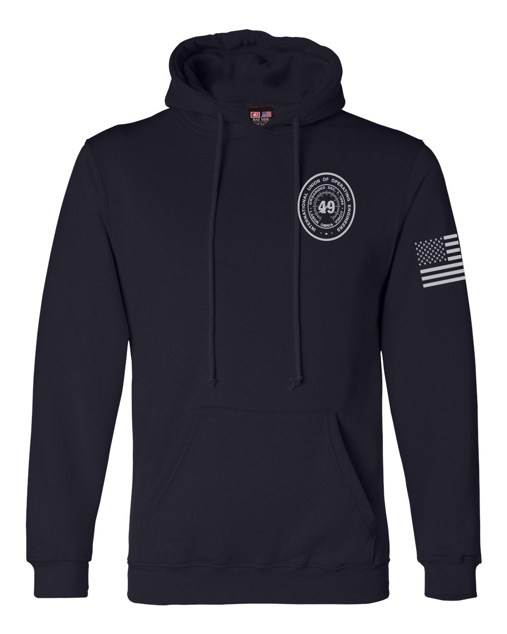 Bayside Adult Pullover Hooded Sweatshirt