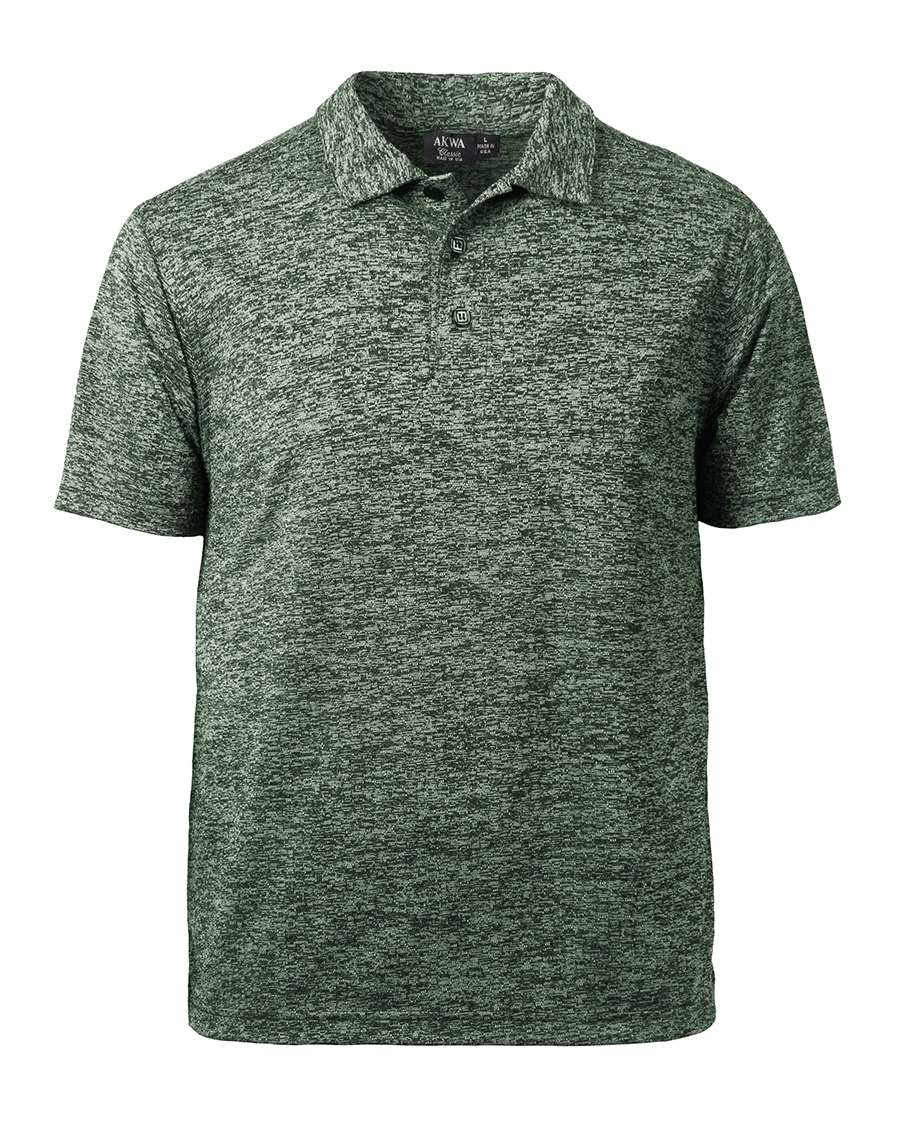 AKWA 1308-HJK Men's Honeycomb Jacquard Polo