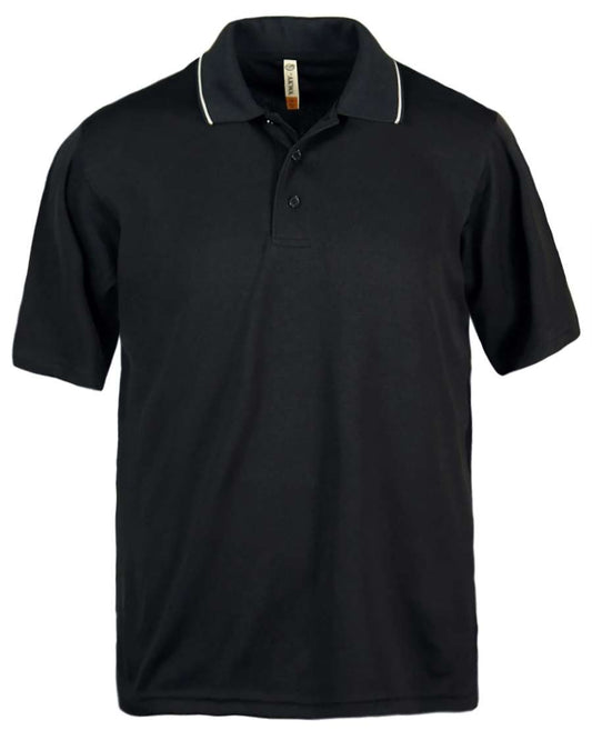 AKWA 1353-BCM Men's Bamboo Charcoal Polo