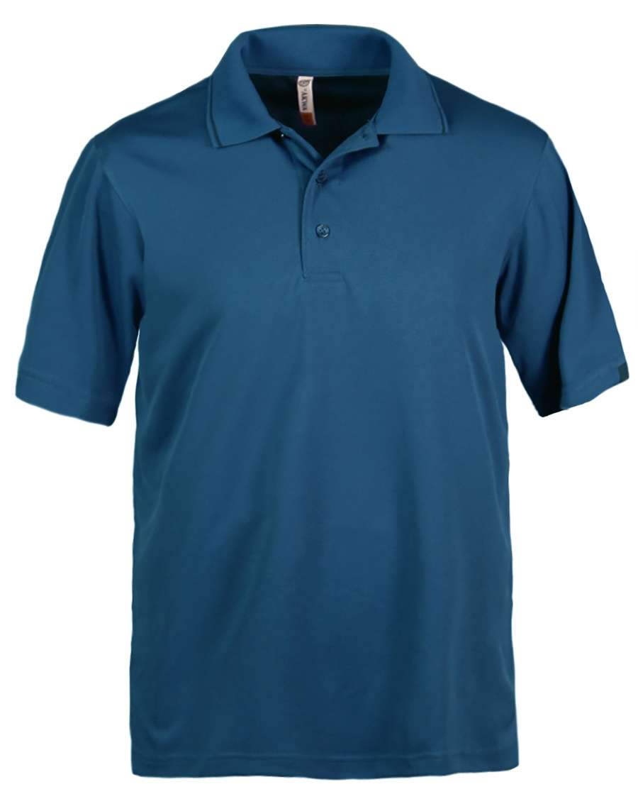 AKWA 1353-BCM Men's Bamboo Charcoal Polo