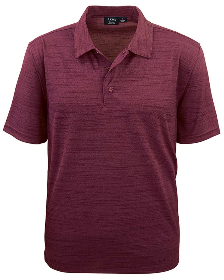 AKWA 1380-TSJ Men's Tiger Stripe Polo