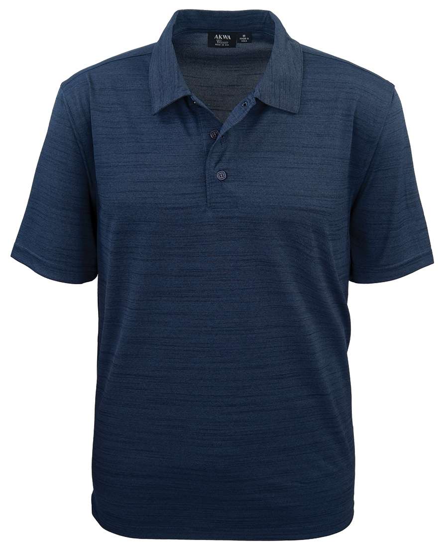 AKWA 1380-TSJ Men's Tiger Stripe Polo