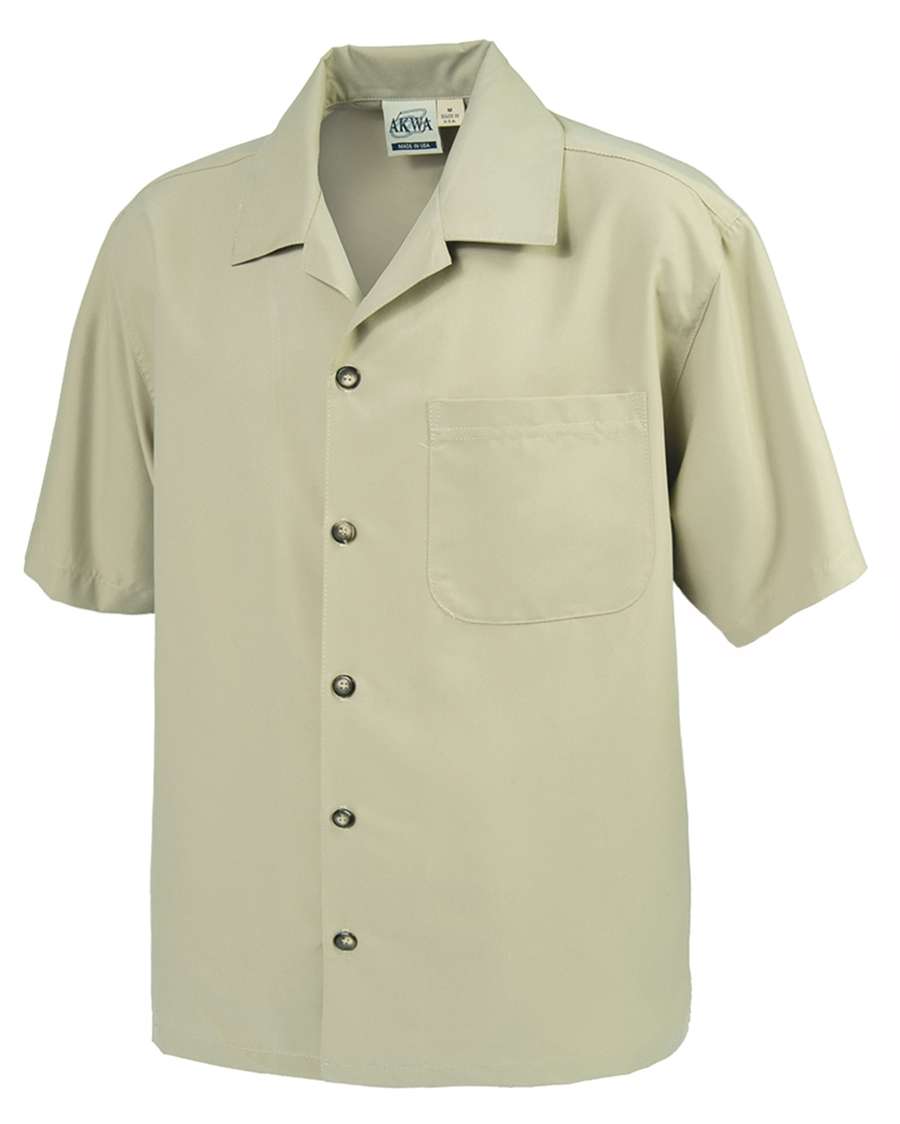 AKWA 1601-MFI Men's Microfiber Camp Shirt