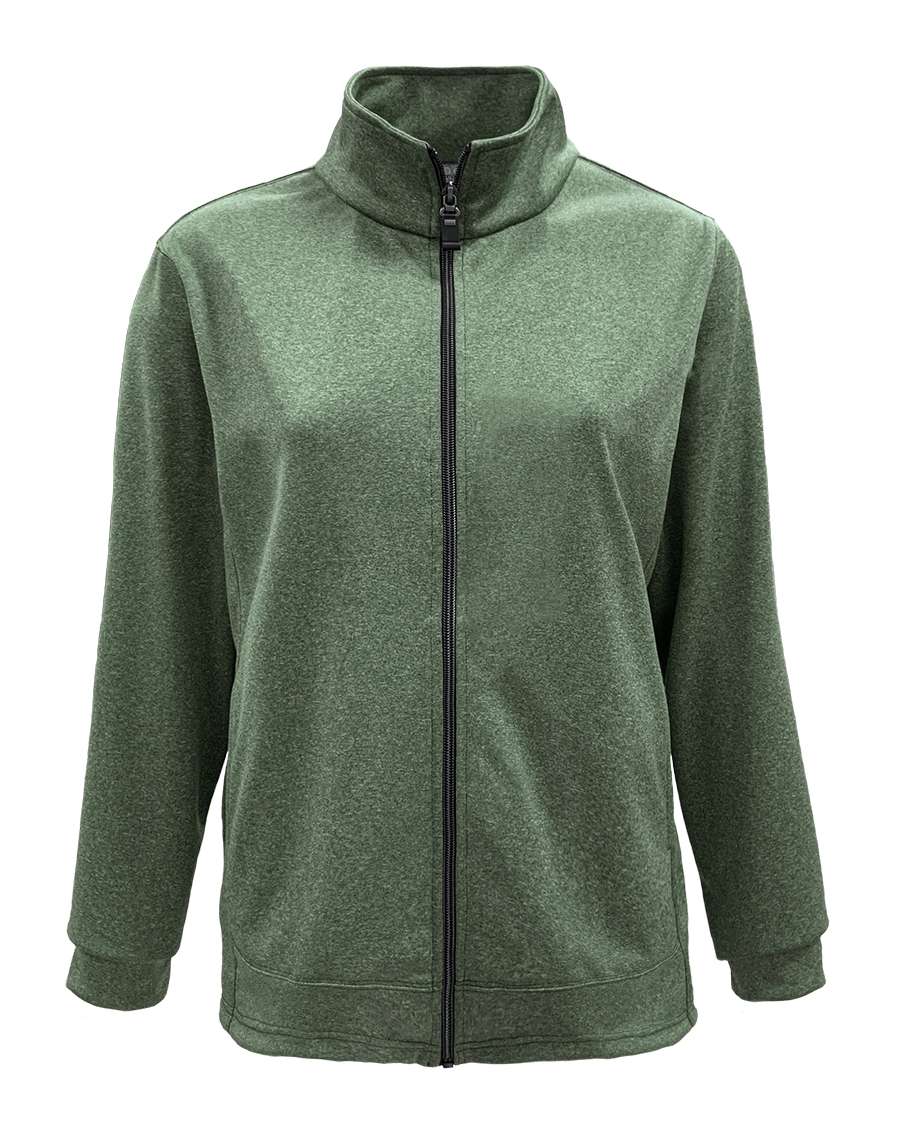 AKWA 618-BDI Ladies' Bonded Interlock Full Zip Jacket