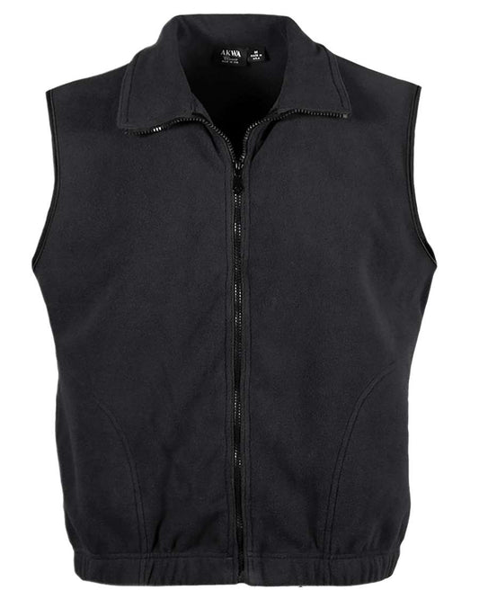 AKWA 9689-MFL Men's Micro Fleece Full Zip Vest