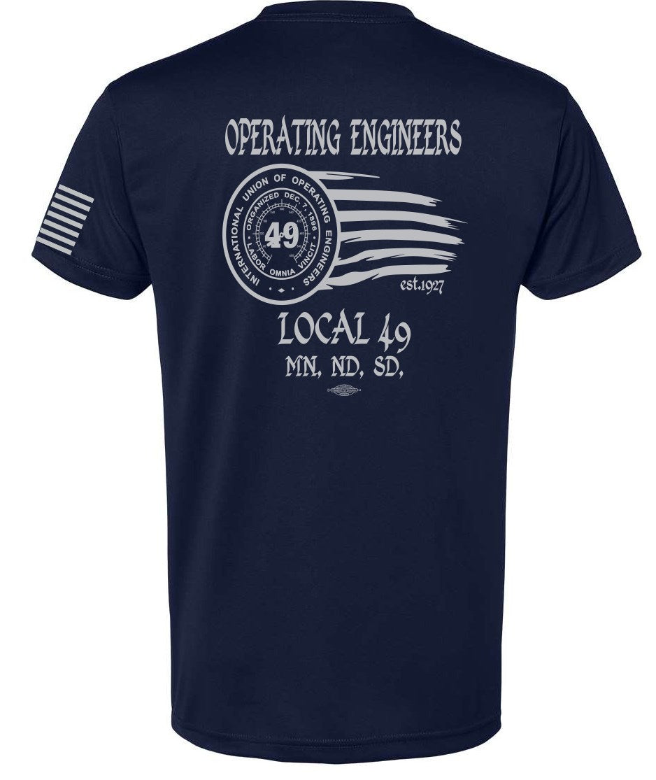 Bayside Performance T-Shirt - Wheel IUOE 49