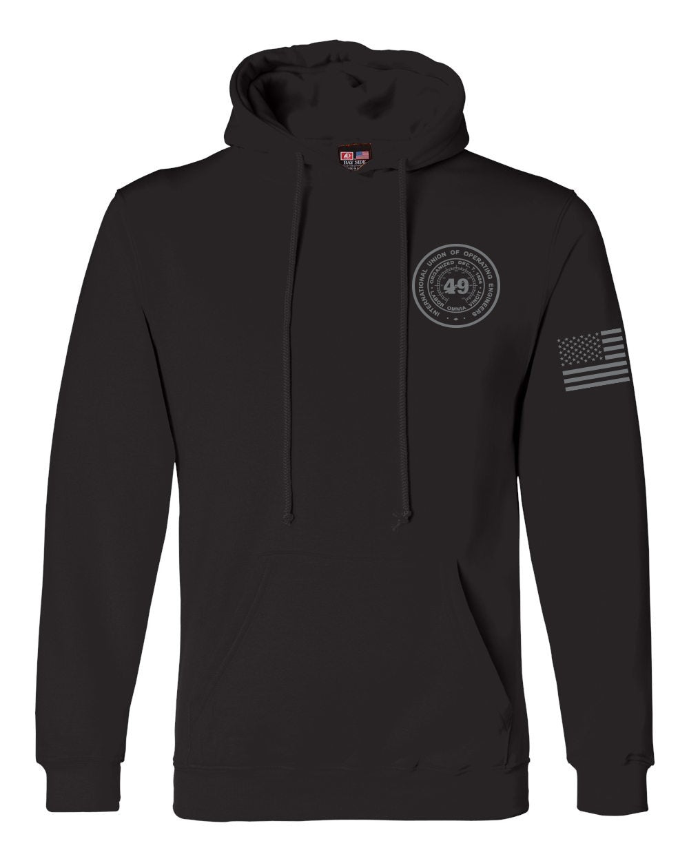 Bayside Adult Pullover Hooded Sweatshirt – IUOE Local 49
