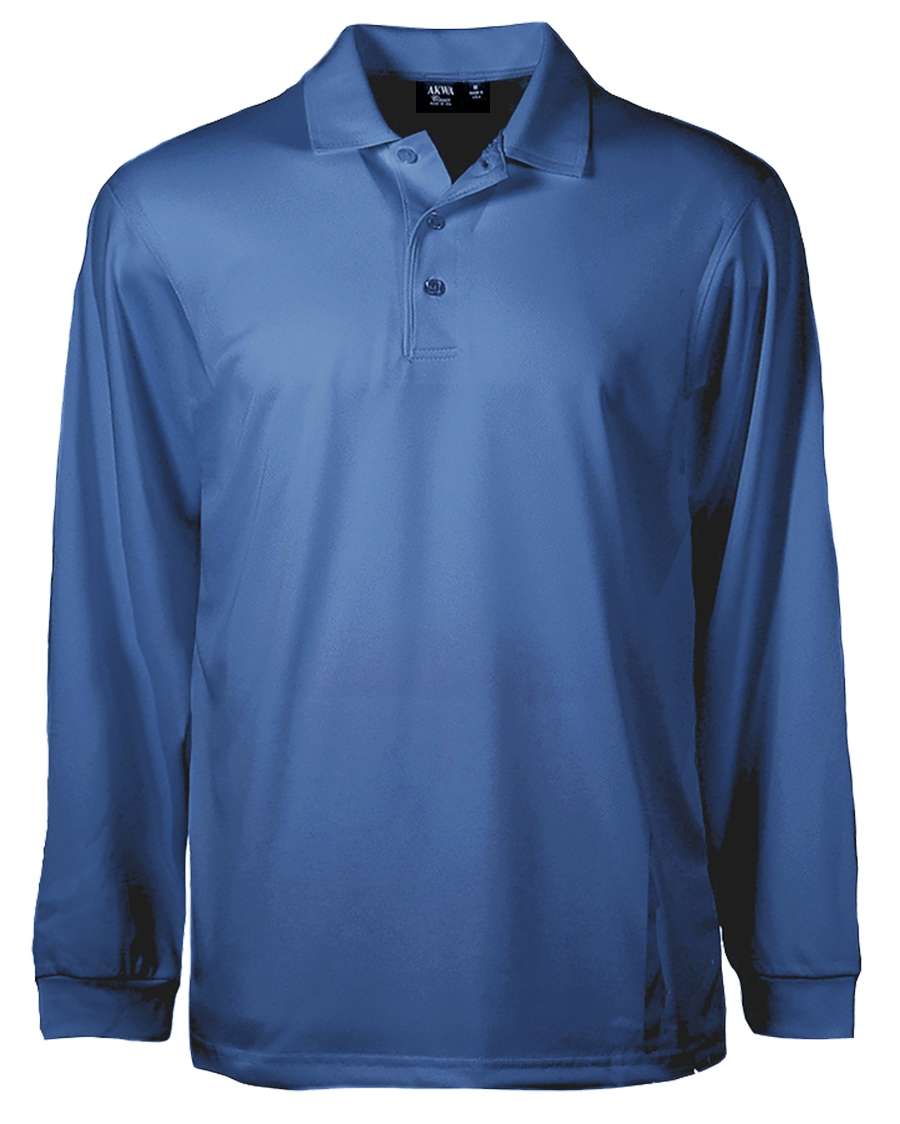 AKWA LS1342-AQD Men's Aqua-Dry L/S Polo